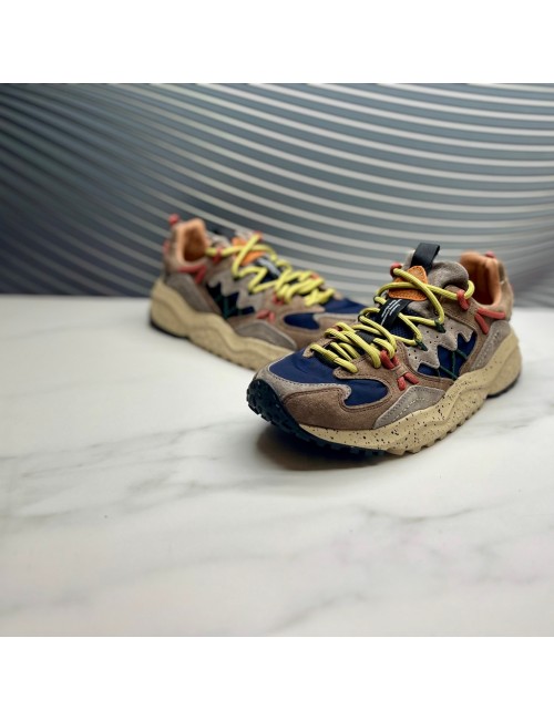 SUPER SNEAKER camel azul