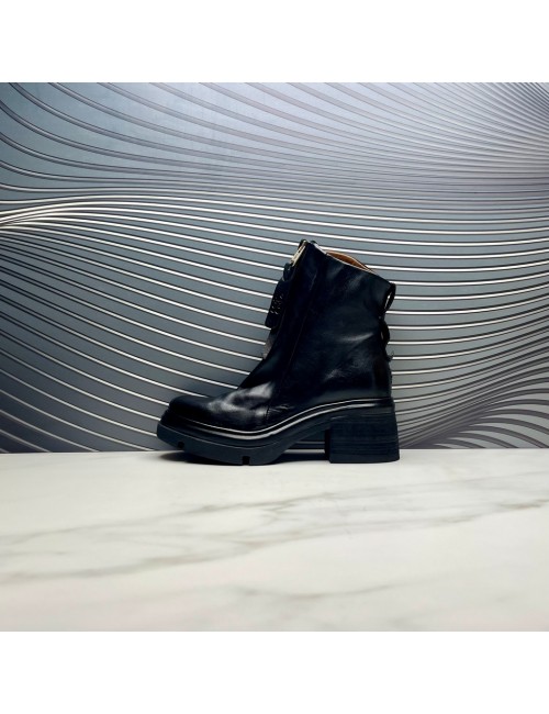 SUPER botin cremallera negro