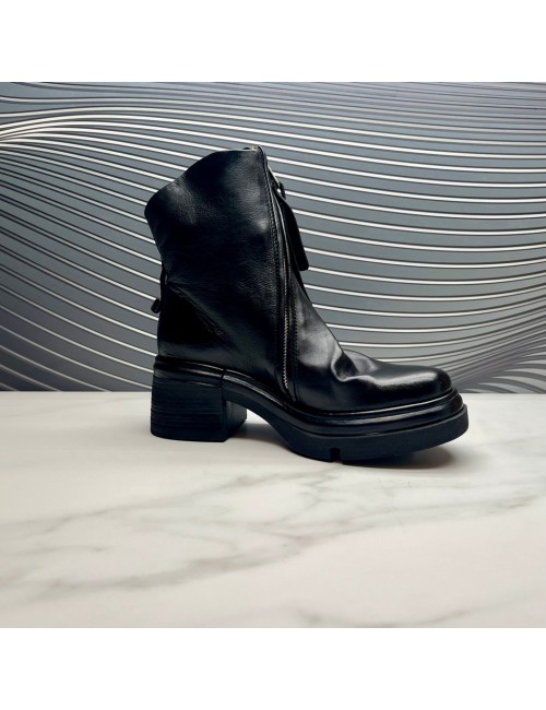 SUPER botin cremallera negro