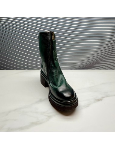 SUPER botin cremallera verde