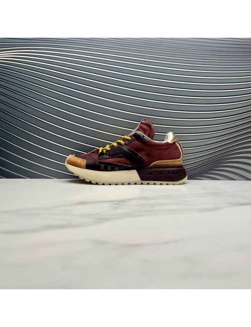 SUPER SNEAKER marron burdeos