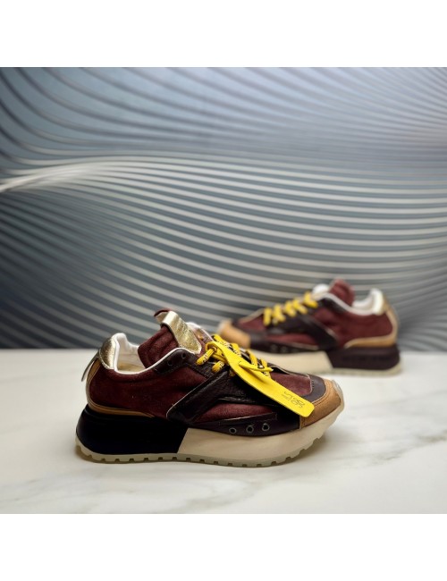 SUPER SNEAKER marron burdeos