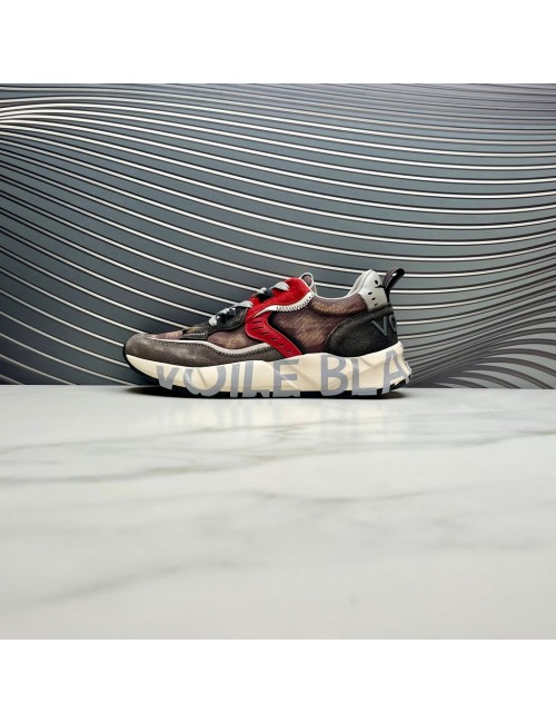 SUPER SNEAKER gris rojo