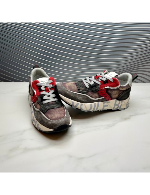 SUPER SNEAKER gris rojo