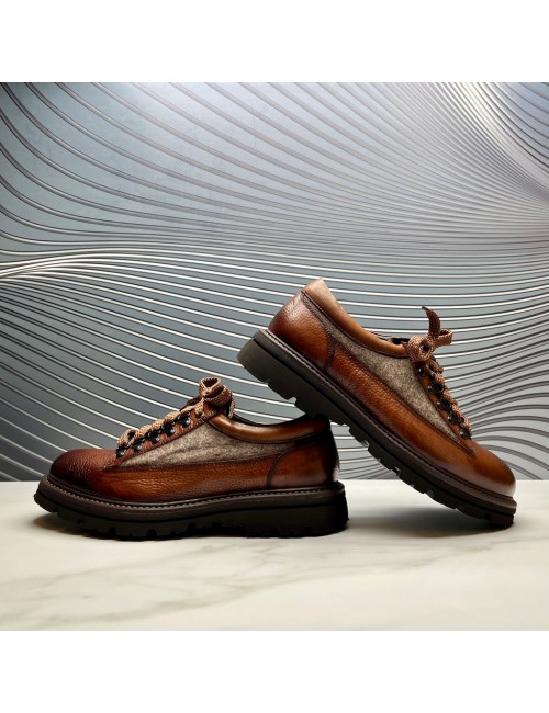 BLUCHER textil cuero