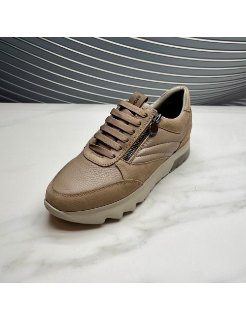 DEPORTIVO cremallera taupe